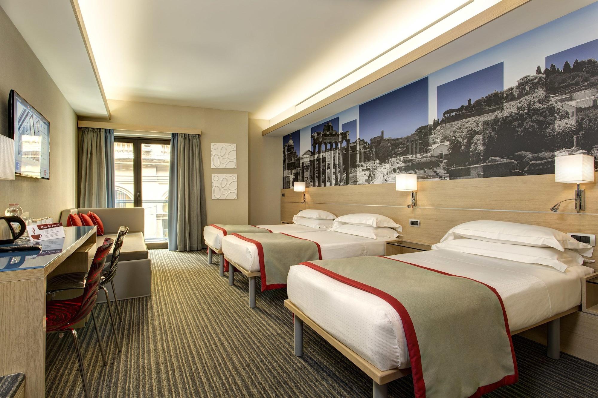 Iq Hotel Roma Bagian luar foto